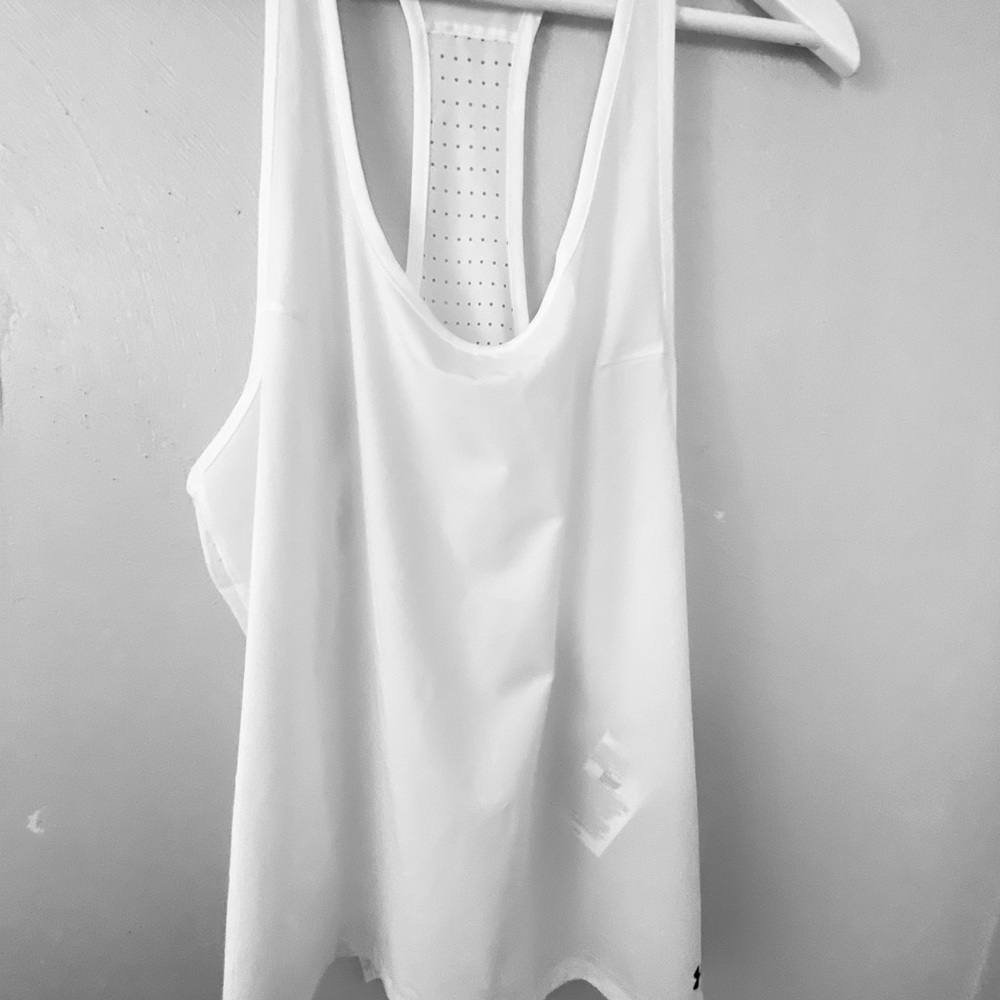 🆕 Heat Gear. Women. White. Sz L